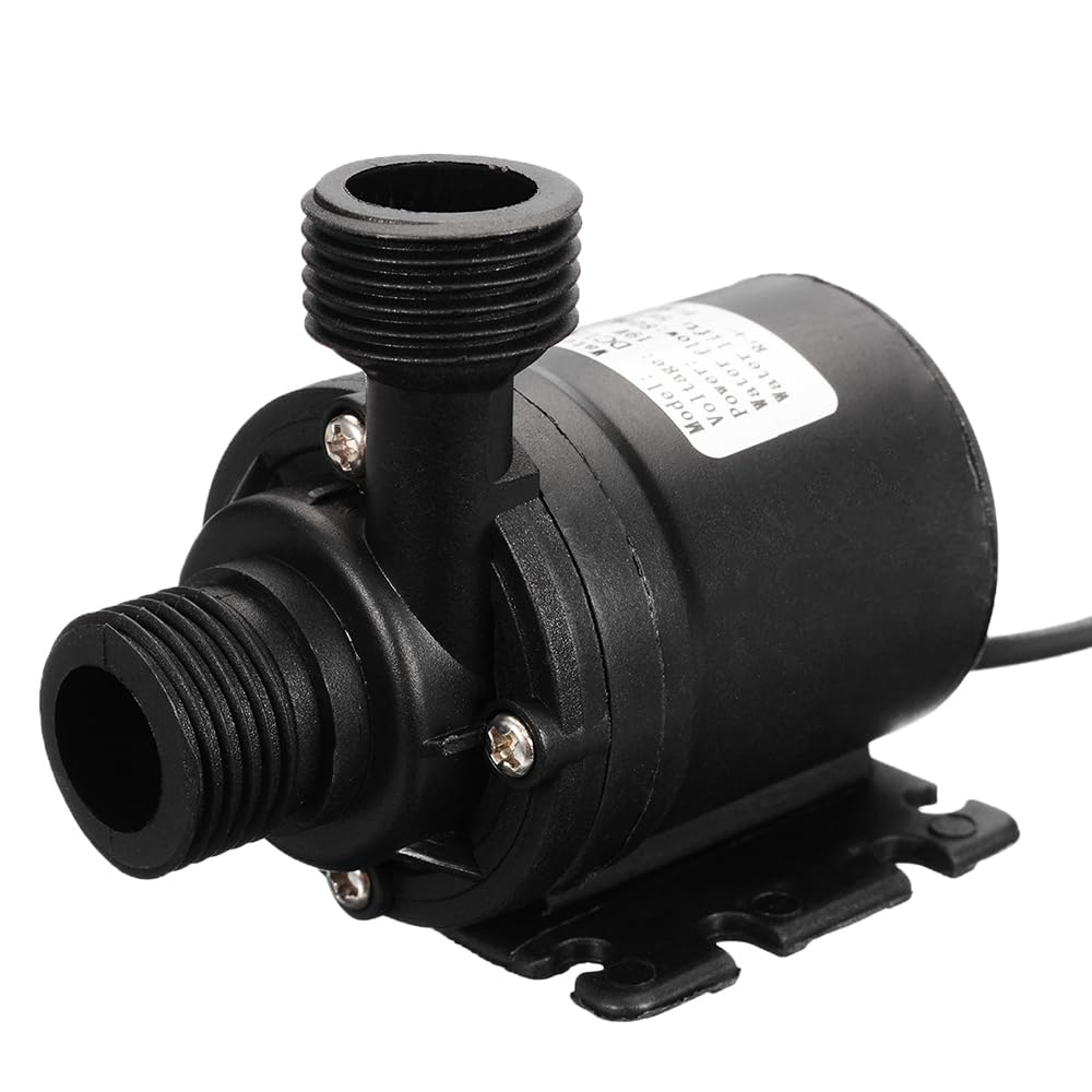 800L/H 5m DC 12V Brushless Water Pump Brushless Motor Water Circulation Water Pump 1/2" Male Thread Submersibles Water Pumps