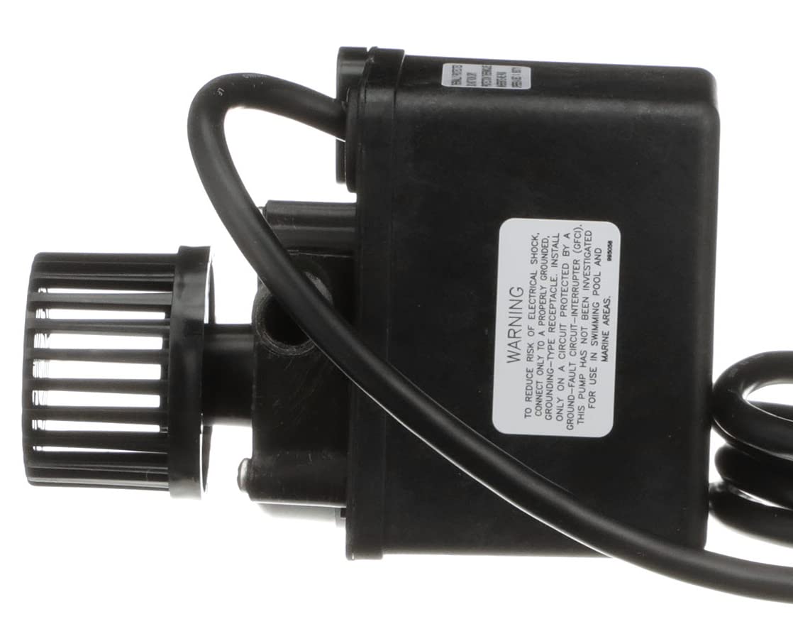 Little Giant PE-2.5F 115 Volt, 1/28 HP, 475 GPH Small Submersible Direct Drive Pump with 6-Ft. Cord, Black, 518600