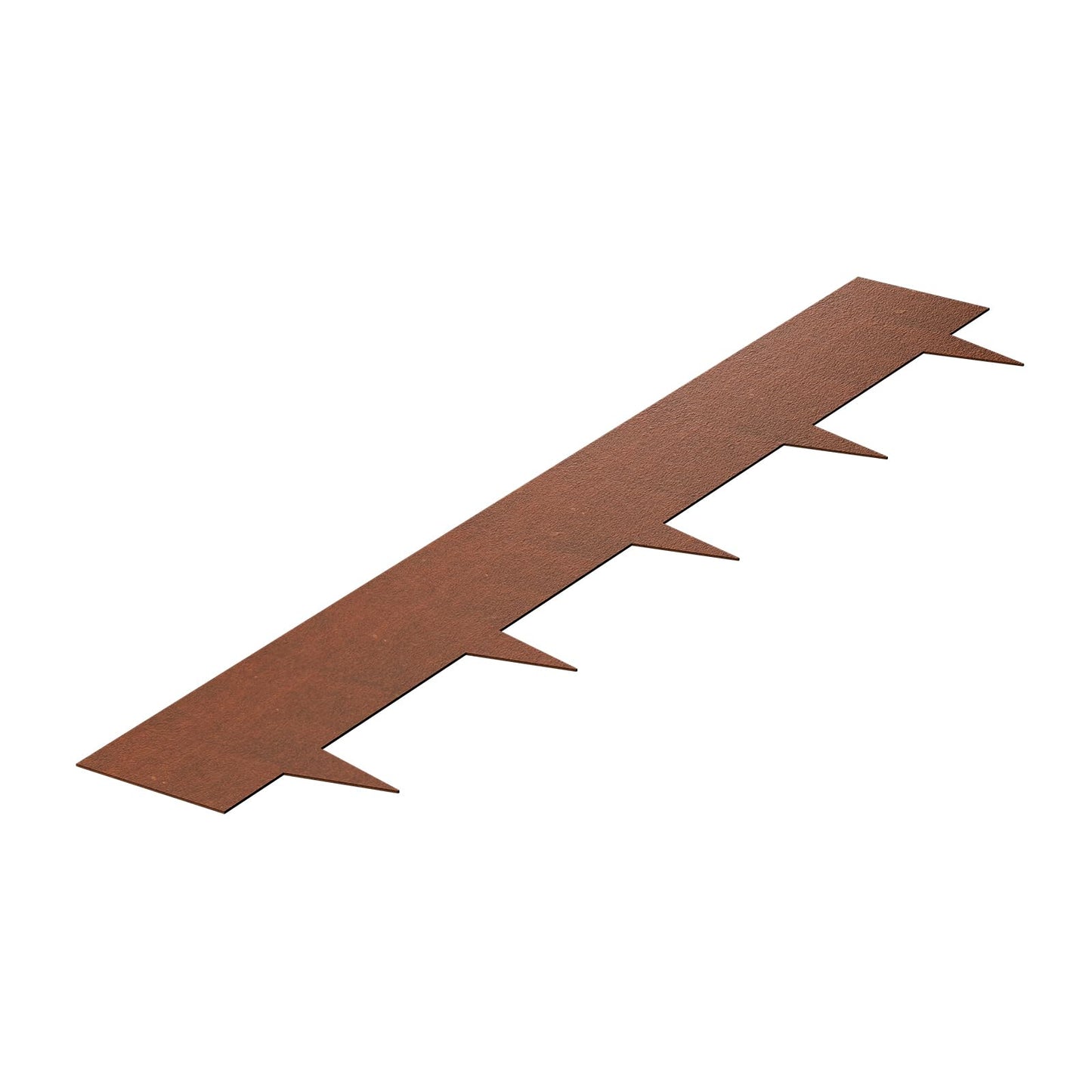 VEVOR Steel Landscape Edging, 6 Packs 40 x 8 in Weather-Resistant & Pre-Rust Metal Landscape Edging, Bendable Garden Edging Border, Shark Spike, Lawn Edging for Flower Bed Yard Pathway Divider