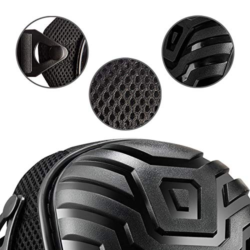 Rockland Guard Work Knee Pads for Men & Women - Professional Heavy Duty Knee Pads for Work in Construction, Flooring, Gardening, Roofing - Protective Gel Cushion Padding, Adjustable via Clip-On Straps