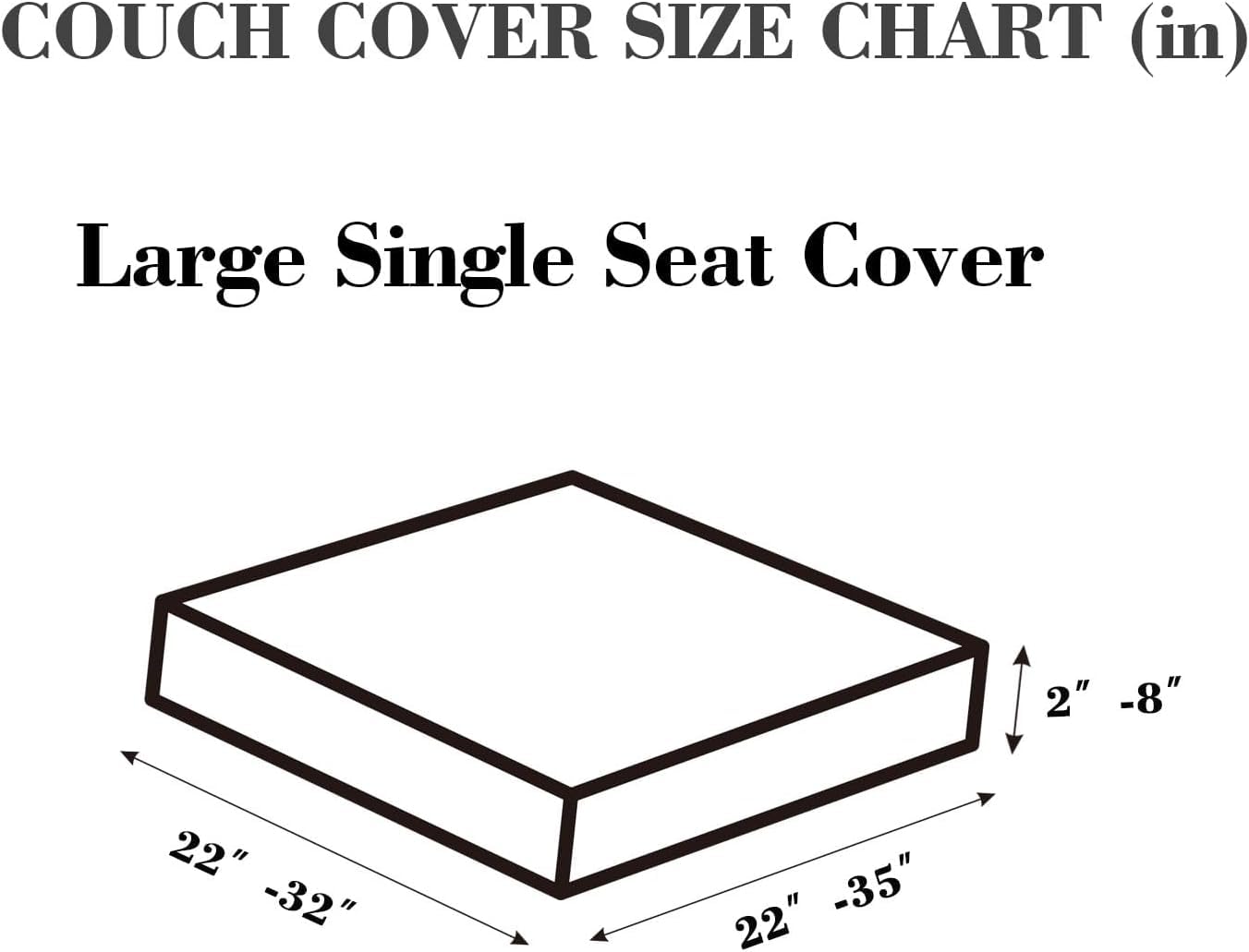 Disayu Sofa Covers Couch Covers for Sofa Pet Friendly Couch Cushion Covers Universal Sofa Covers Washable Stretch Slipcovers for Sectional Sofa (Texture Light Gray,Large Single Seat Cover)