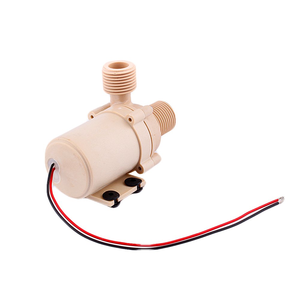 zjchao 12v 24v Solar Dc Hot Water Circulation Pump Brushless Motor Water Pump 3m 5m 9.8Ft 16.4Ft