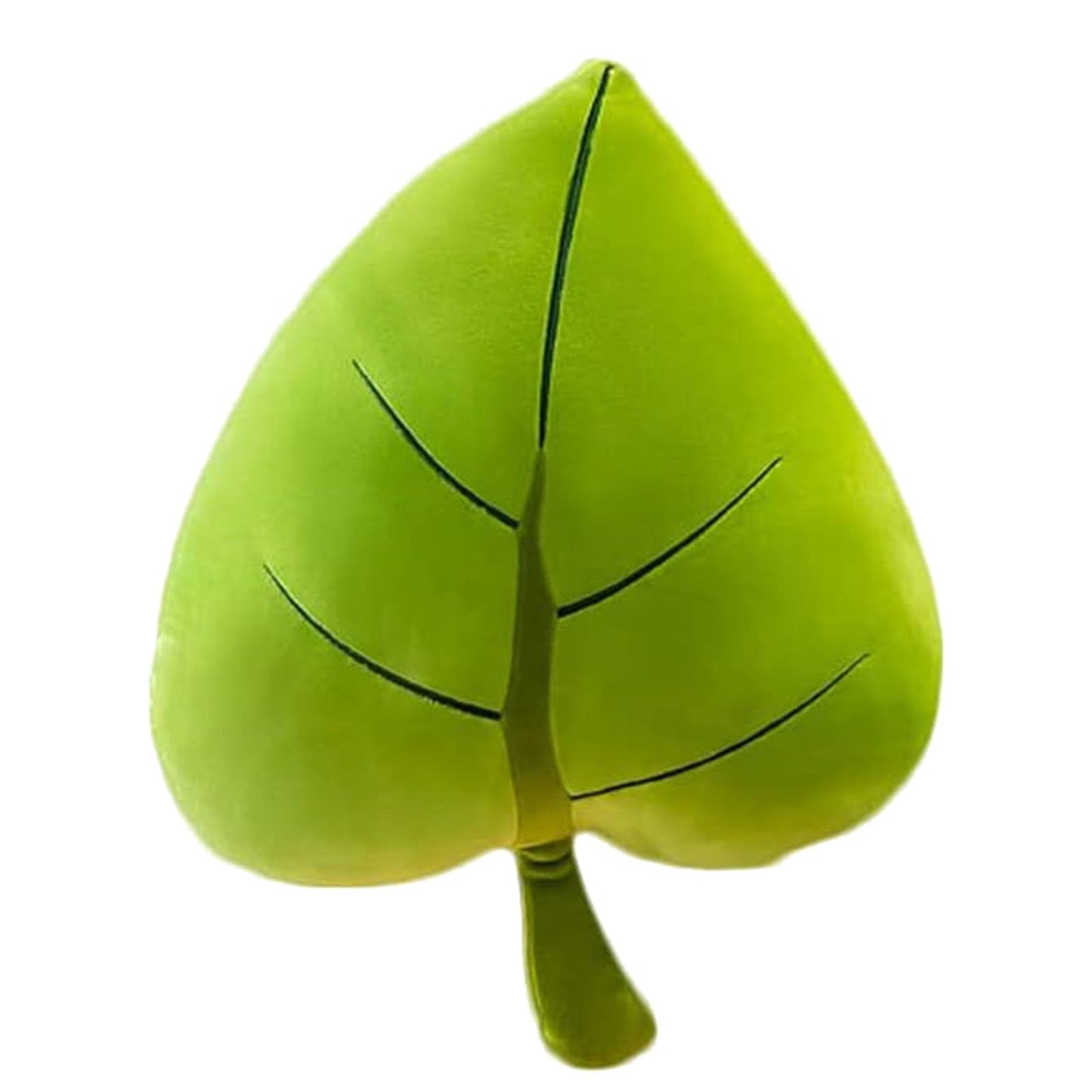 zxmbeddings Leaf Pillow,Green Stuffed Plant Plush Leaf Shaped Cushion Pillow Decor,19.7"