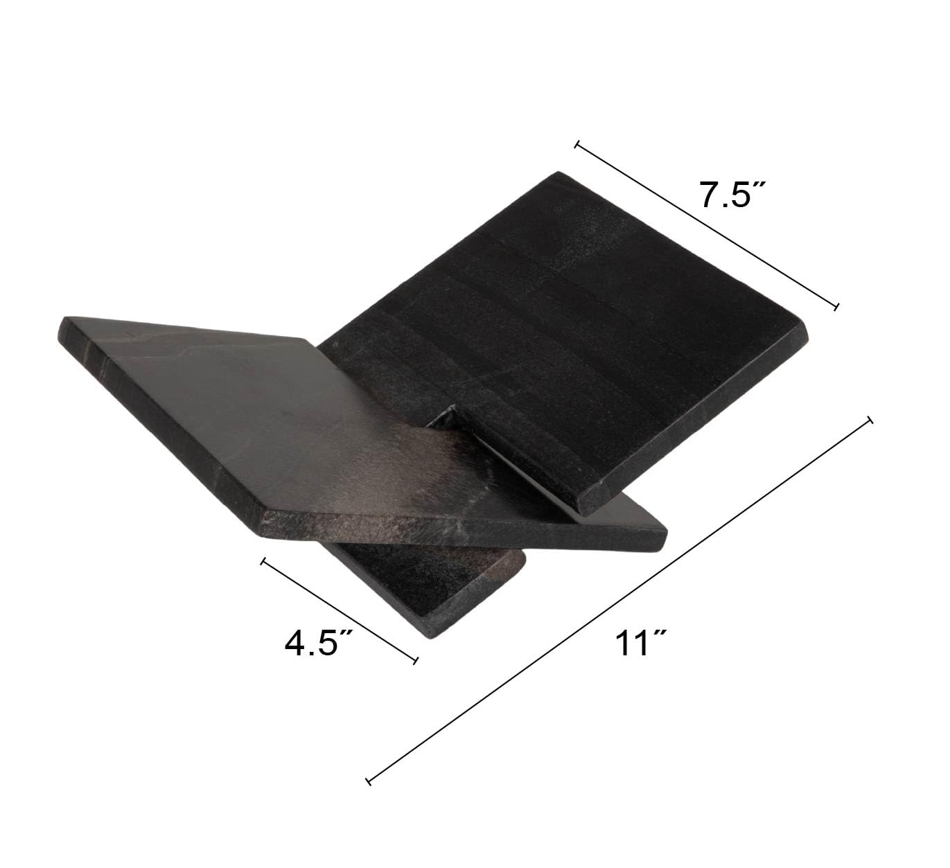 Bloomingville Decorative Marble Book Holder, Ebony
