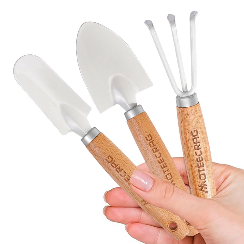 Kids Gardening Tools Set Mini Gardening Tools for Children with Small Shovel, Trowel and Rake, Inspire a Love for Nature