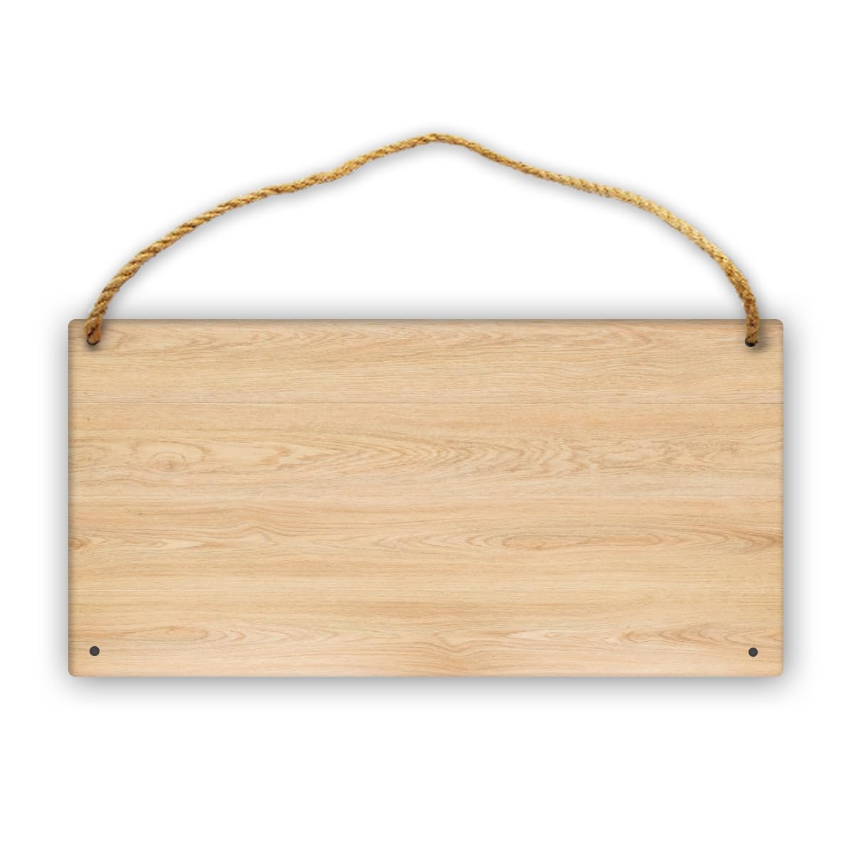 ZOLRITH Personalized Wooden Signs with Name Logo Photo Any Text Customizable Garden Sign Customized Room Sign Wall Hanging Sign Decoration for Front Door Home Kitchen Garden, Rectangular-Blank 12"x6"