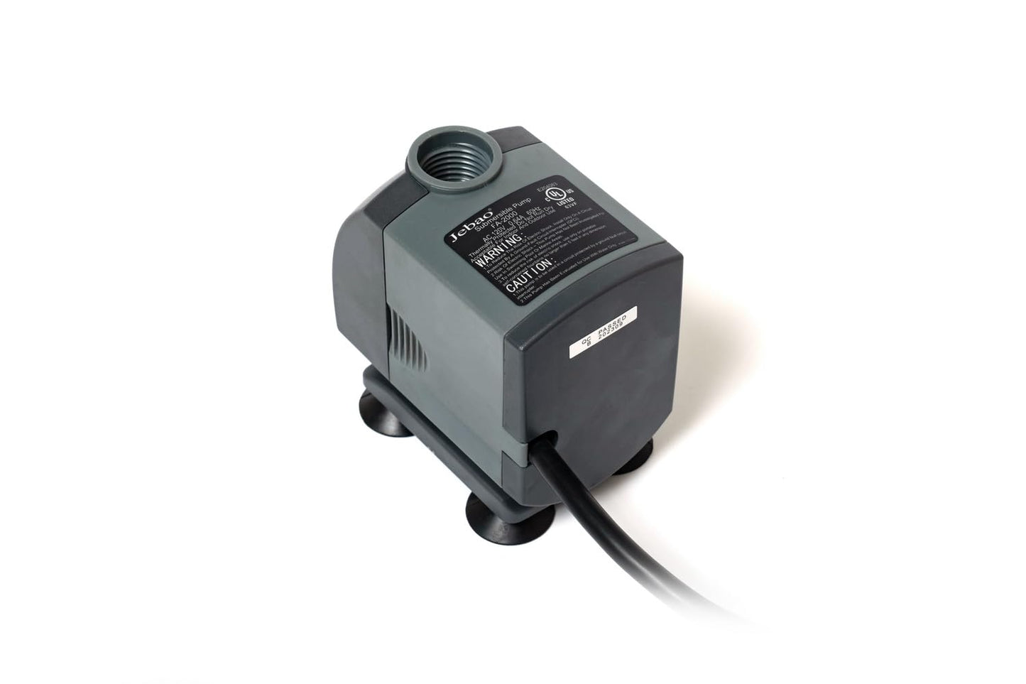 Jebao FA-2000 530GPH Submersible Fountain Pump for Hydroponics, Aquaponics, Waterfall, Fish Pond
