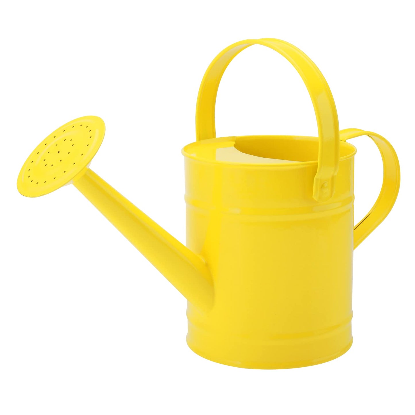 Finderomend Metal Watering Can 1.5L/51oz, Iron Art for Outdoor Plants, Yellow