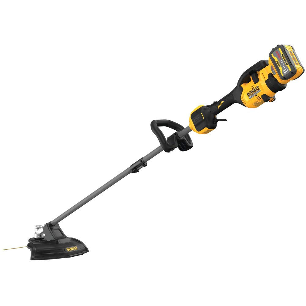 DEWALT 60V Cordless String Trimmer with Battery & Charger Included, 17 Inch, Attachment Capable (DCST972X1)