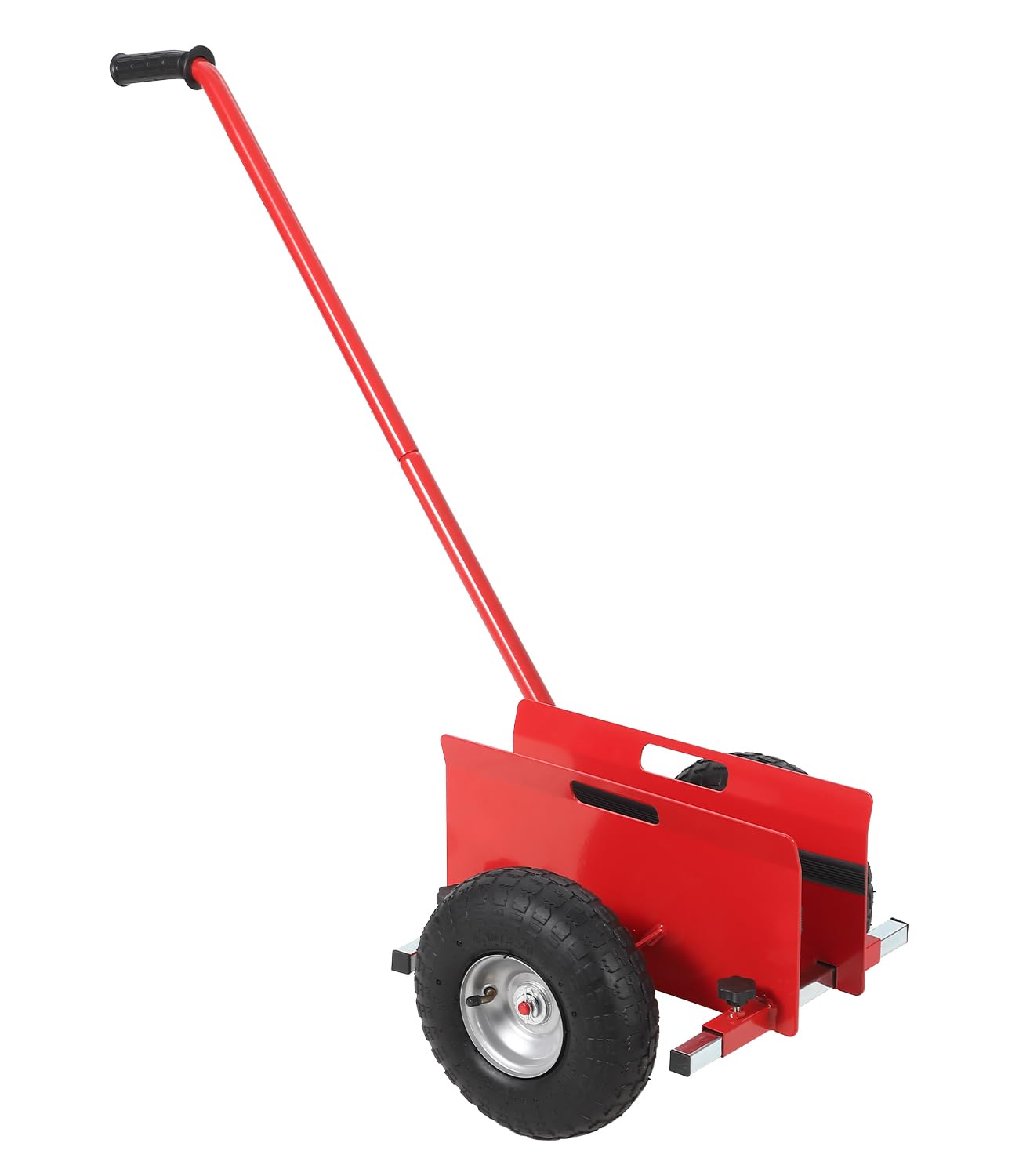 Panel Dolly, 660 Lbs Drywall Cart Dolly, Heavy Duty Panel Cart with Extended Handle, 10" Durable Rubber Wheels for Efficient Sheetrock, Plywood, Door Transport – Drywall & Slab Moving Cart
