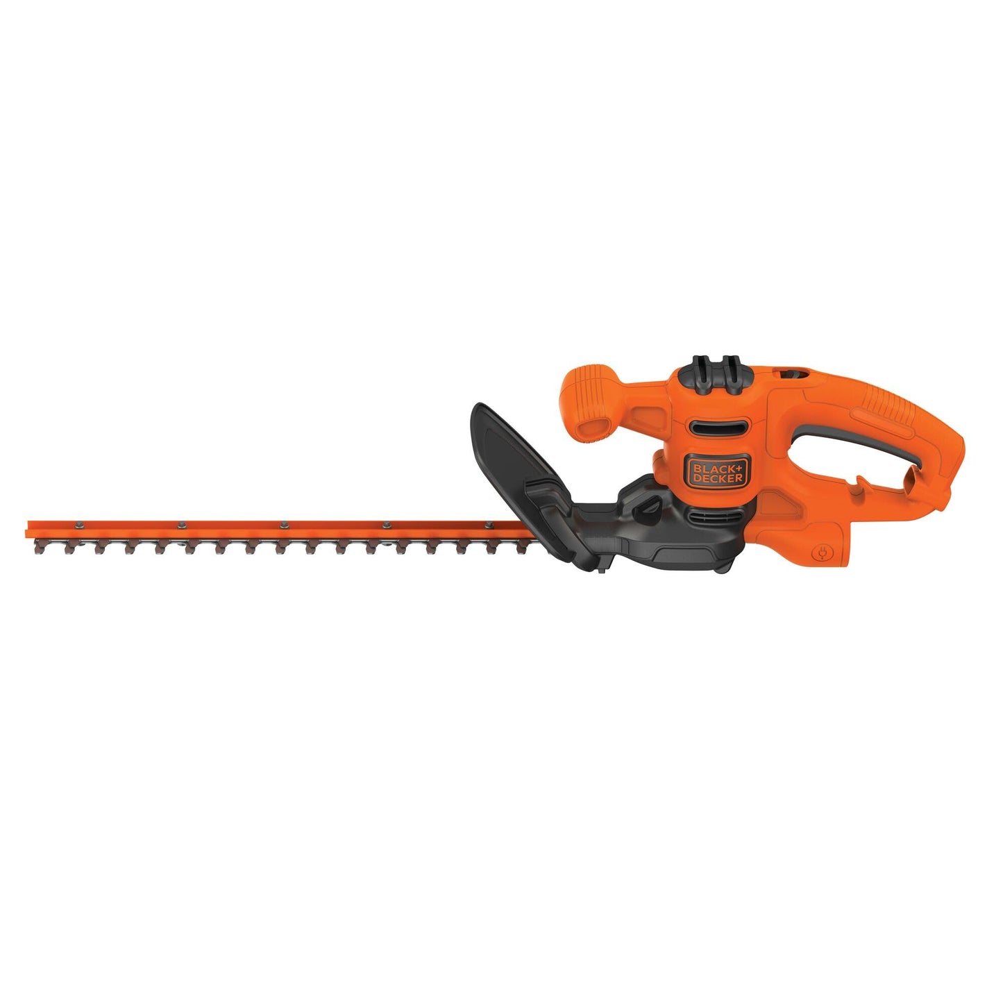 BLACK+DECKER Electric Hedge Trimmer, 17-Inch Corded 3.2 Amp, Dual Action, Reduced Vibration, Cleaner Cut, Lightweight, 3800 Cuts per Min (BEHT150)