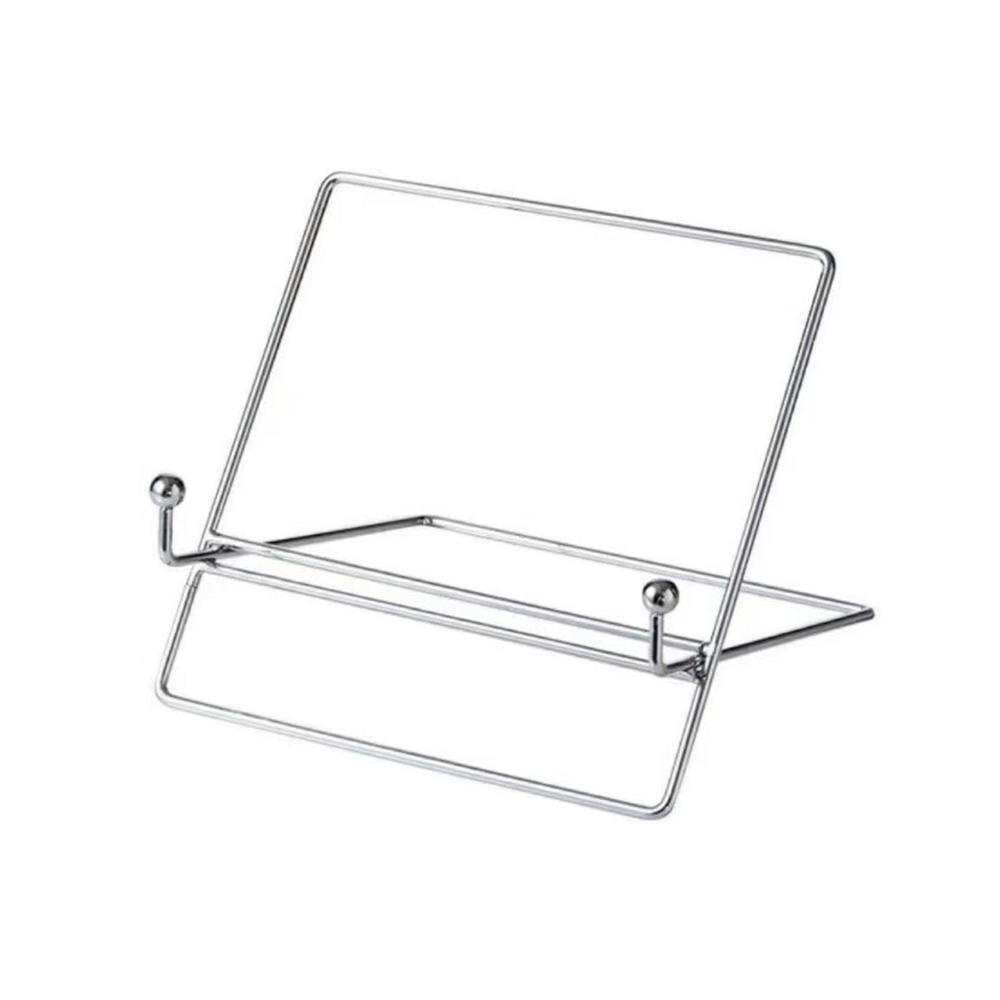 FLCJYLJXF Stainless Steel Calendar Stand for Skylight Digital Frames, Desktop Replacement Holder, Silver