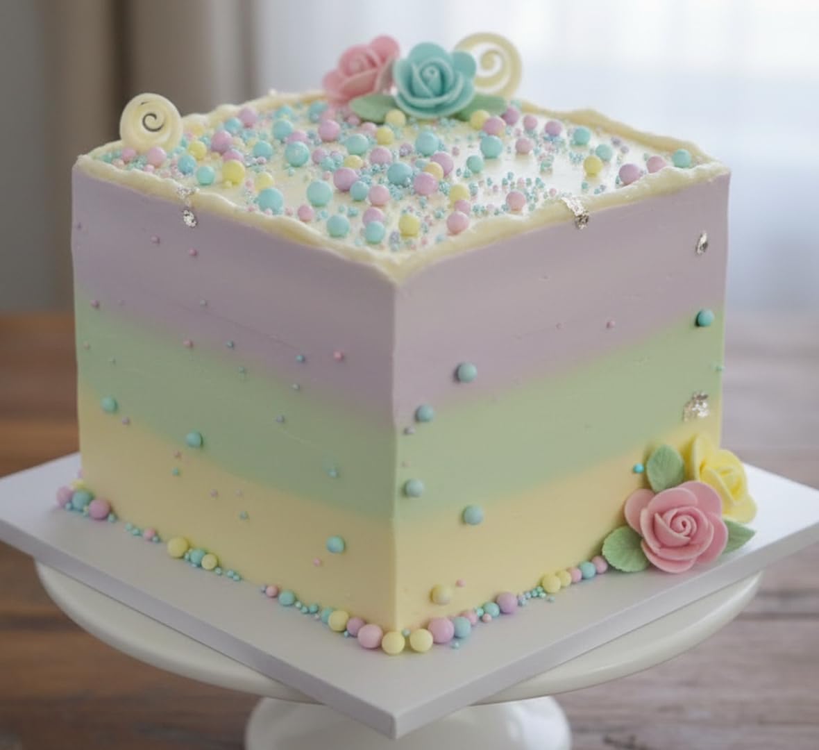 Zali Edible Pearl Frosted Sprinkles - 26 Styles Mixed Size Round Baking Decorations for Cakes, Cupcakes, Cookies, Donuts & Ice Cream | Food Grade Pearl Cake Toppers