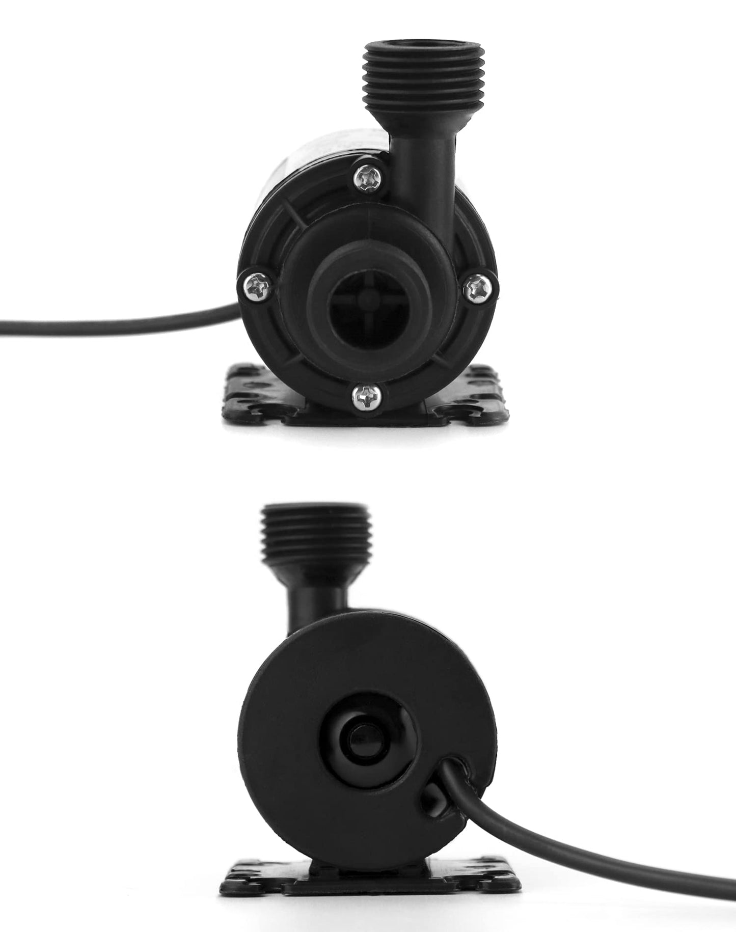 QWORK DC 12V Water Pump 800 L/H 5 m, Brushless Submersible Water Pump for Fountain Pool Solar Circulation System Water Circulation System
