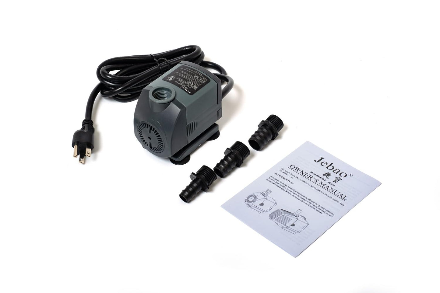 Jebao FA-1000 260GPH Submersible Fountain Pump for Hydroponics, Aquaponics, Waterfall, Fish Pond
