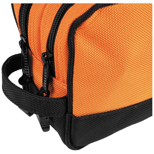 Klein Tools Tool Pouch, Dual Compartments, Heavy-Duty Tool Bag Organizer, Multipurpose Bag