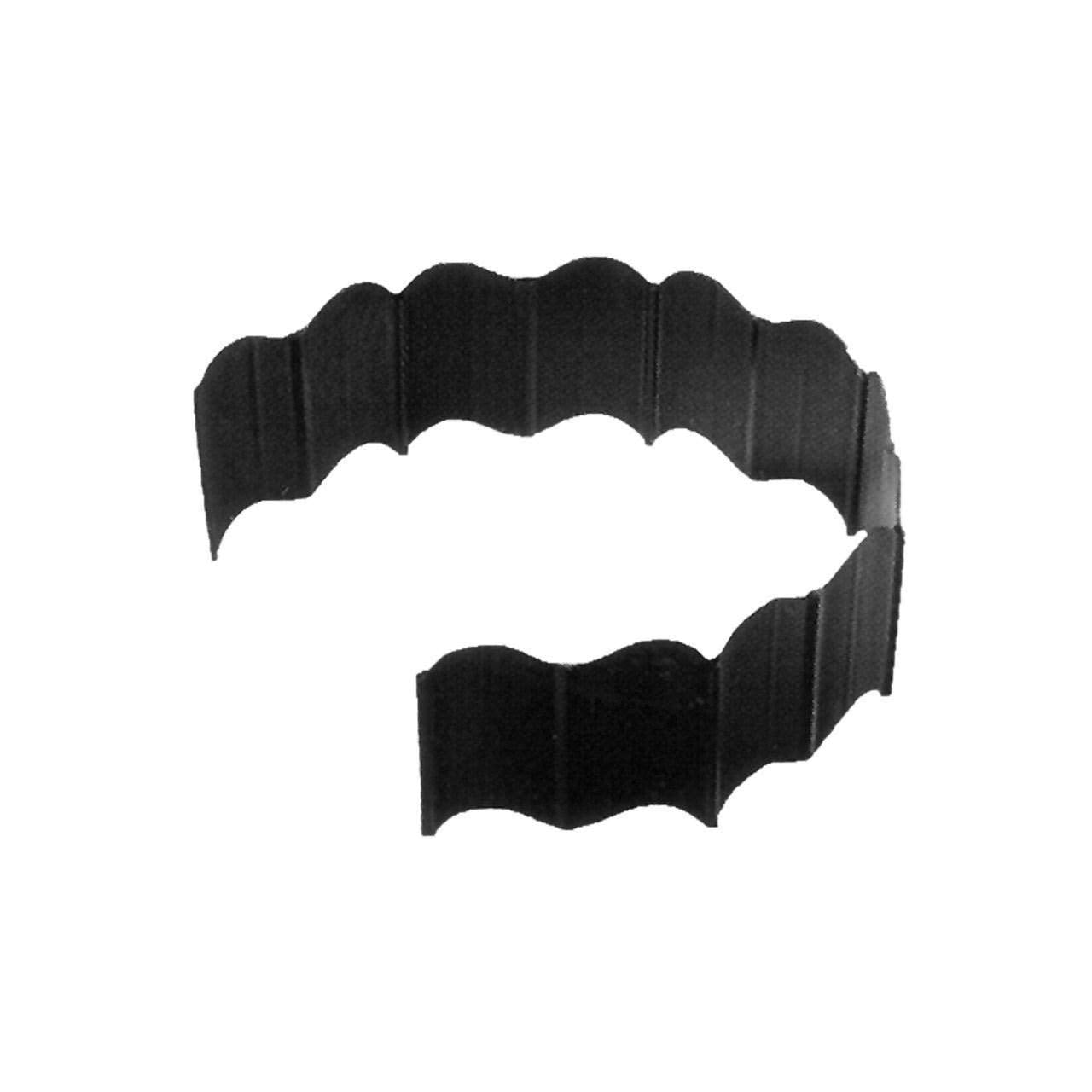 Suncast 6" Interlocking No Dig Border Landscape Edging, Black Vinyl (Set of 40)