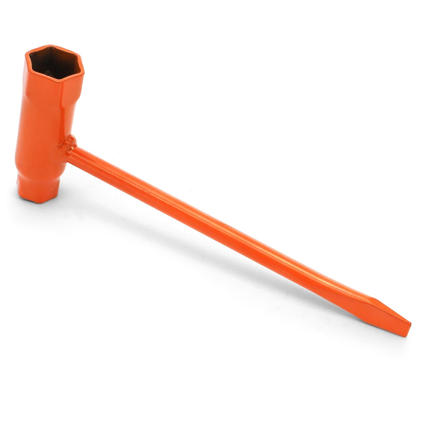 Okllen 9 Pack Chainsaw Scrench, T-Wrench Spanner Tool 13 by 19 mm (1/2x3/4inch), Combination Screwdriver and Wrench Adjustment Tool for Saws Chains Nuts Spark Plug, Orange
