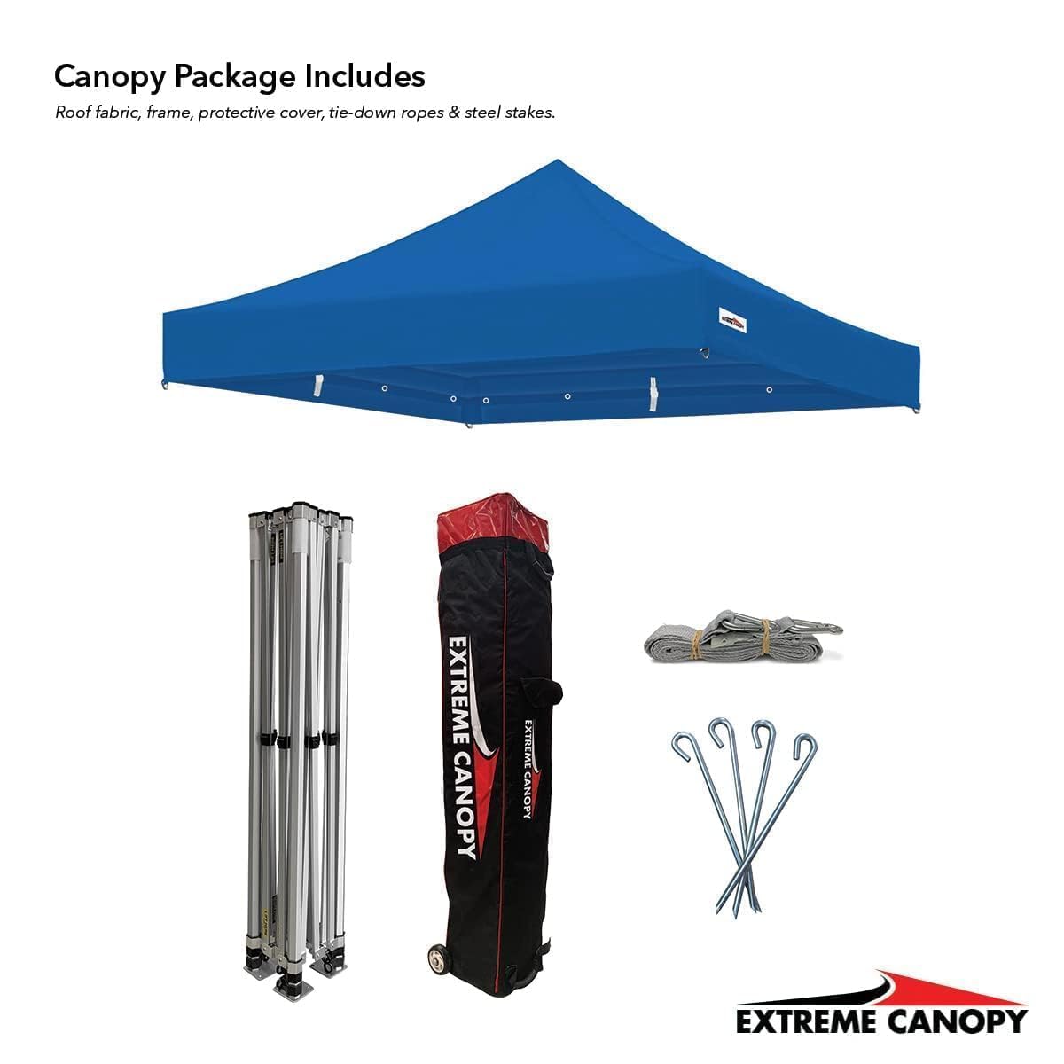 Extreme Canopy Commercial Heavy Duty Aluminum Instant Popup Canopy Tent (Black, 13ft x 26ft)