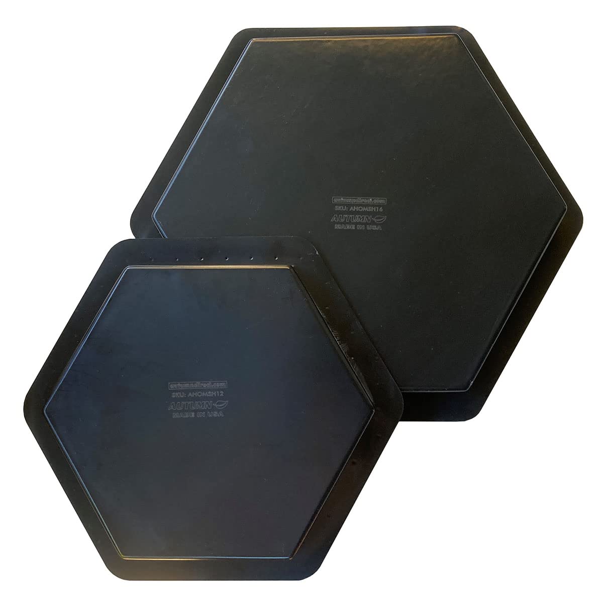 AUTUMN 12" Hexagon Stepping Stone Mold - DIY Concrete Cement Path Maker for Garden Walkway - Made in USA - Decorative Hexagonal Garden Statue & Pathway Mold