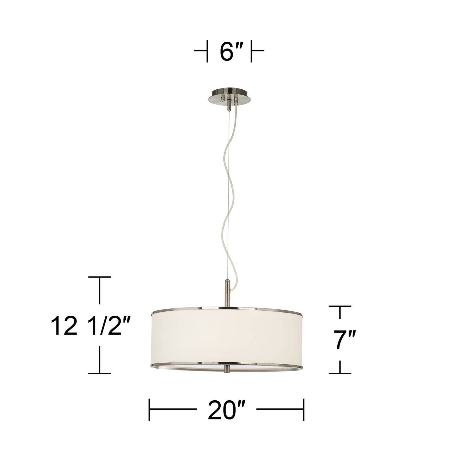 Giclee Glow Terrazzo 20" Wide Pendant Light with Print Shade