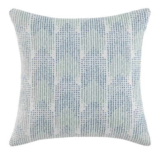 BLVD Eight Pantego Decorative Throw Pillow with Insert (Cover + Insert Included) – 20"x 20" Down Alternative – Sofa & Bed Pillow for Couch, Living Room & Bedroom - CAL117 Compliant, Single Pack