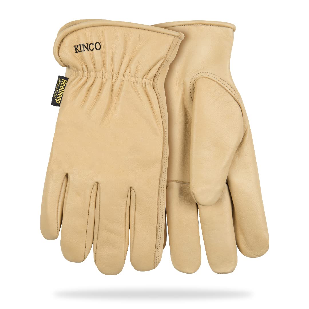 Kinco, 98RL-XL, Lined Grain Cowhide Leather Glove - Warm Heatkeep Thermal Insulation, Long Lasting Protection, Safe, Comfortable, Anti Fatigue Design - Farm, Construction, All Purpose, Ranch, X-Large