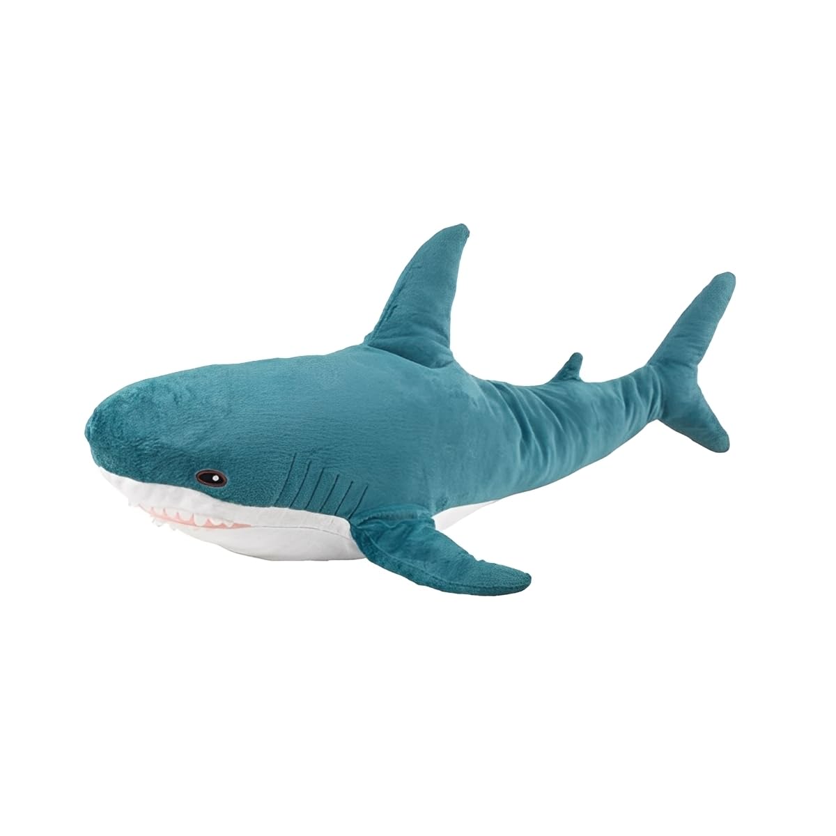 DongAi Plush Shark Toy Pillow, 31.4-inch Giant Shark Plush Animal Toy Super Soft and Cute Pillow Children’s Boys and Girls Room Decoration Bedtime Gift (80CM,Blue)
