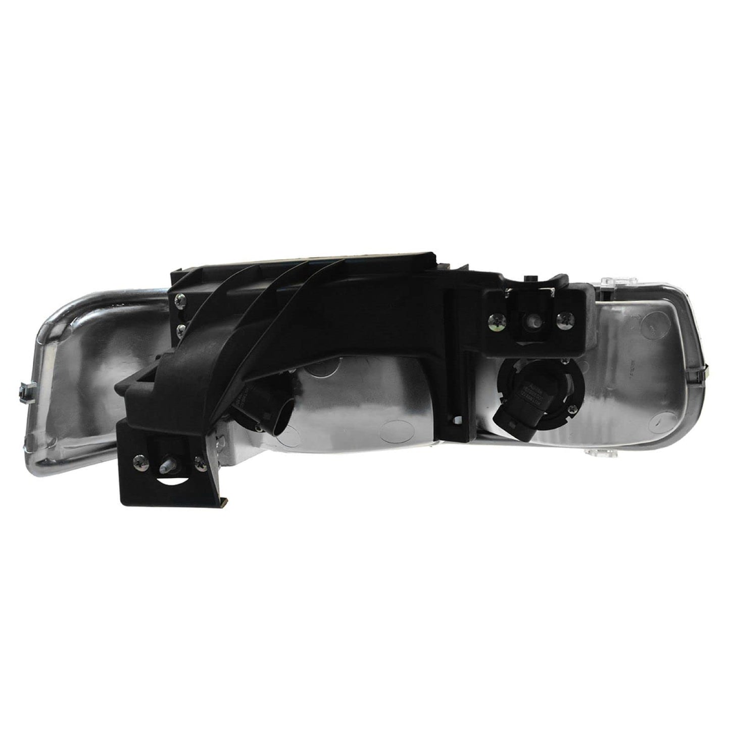 TRQ Headlight & Parking Light Assembly Set for 1999-2006 Chevy Silverado/Suburban/Tahoe, Clear, Model LKA55876
