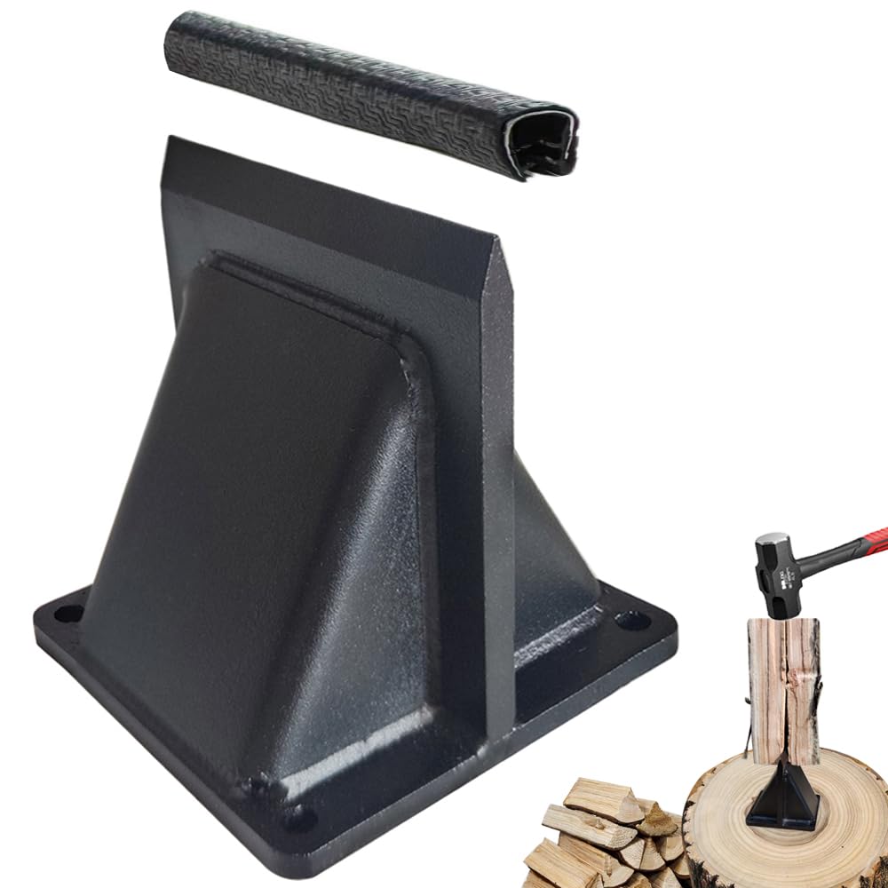Qinmorelixy Mini 3-Inch Firewood Kindling Splitter, Portable Wood Splitting Tool for Outdoor BBQ & Indoor Fireplace, Axe-Free Safe Log Splitter for Camping, Lightweight Design