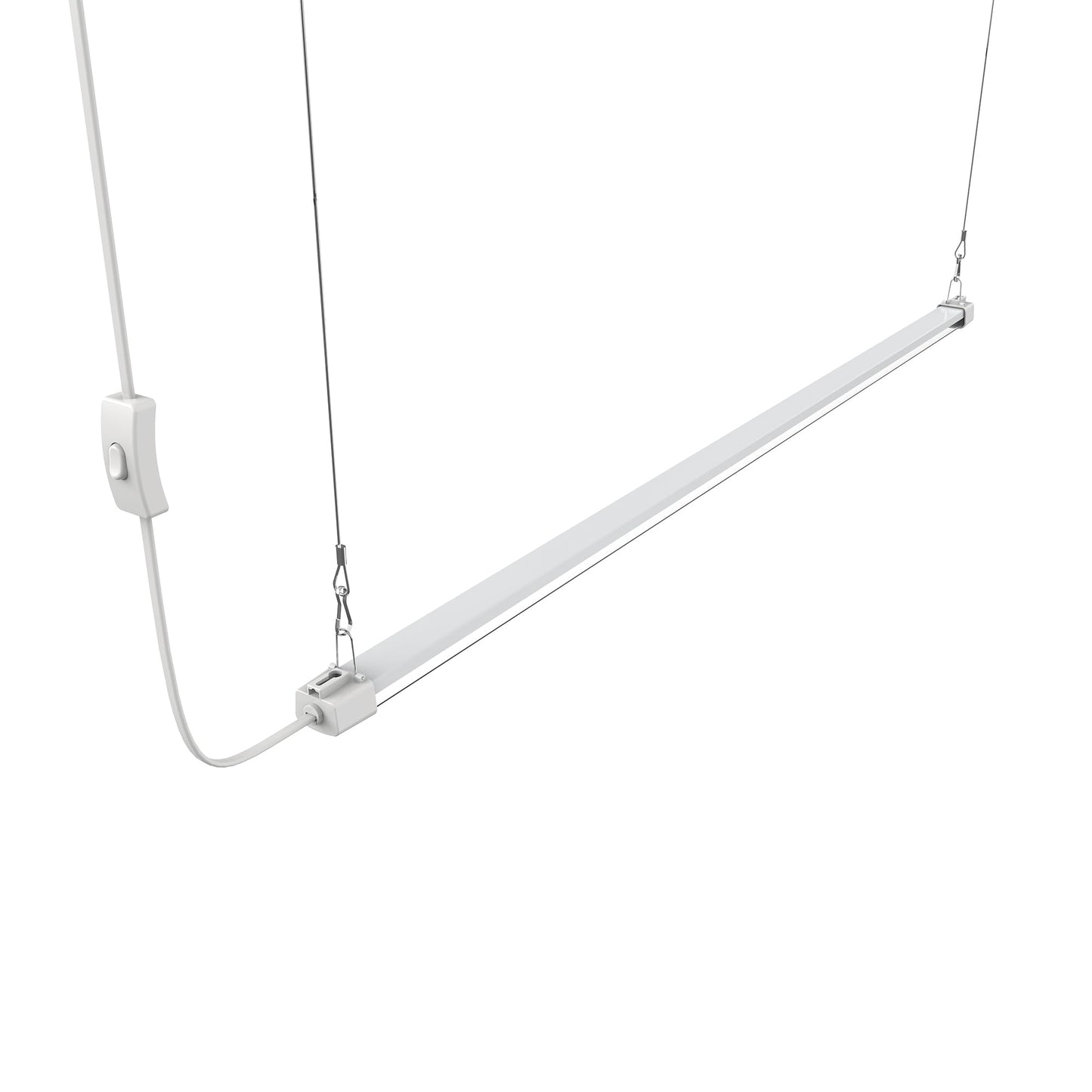 APICDOM LED Grow Light 4FT Full Spectrum Compact Linkable Lighting Fixture for Indoor Greenhouse Year Round Plant Seedlings, Essential Grow Slim Hanging Suspended Strip