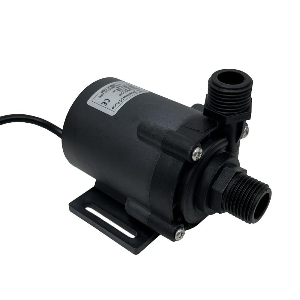 SHYSKY DC55E-12120S 12VDC Small Power efficient Brushless Water Pump 54W 12m 39ft 528GPH Flow Low Noise For Water Circulation Pressurization Cooling sys