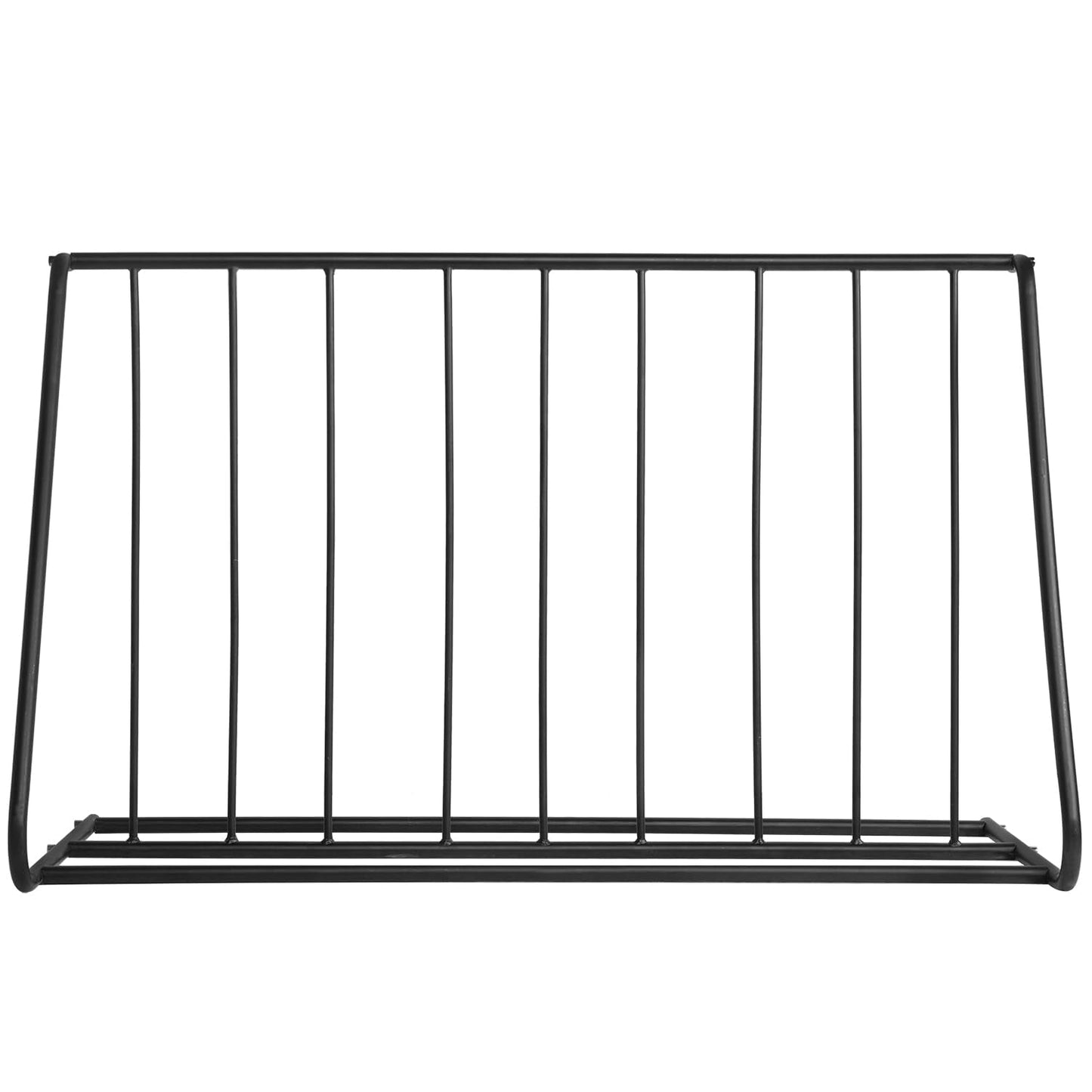MyGift Large Metal Double-Sided Grid Bike Rack Stand, Freestanding Bicycle Storage Holder for Garage or Outdoor Parking with 6-Bicycle Capacity