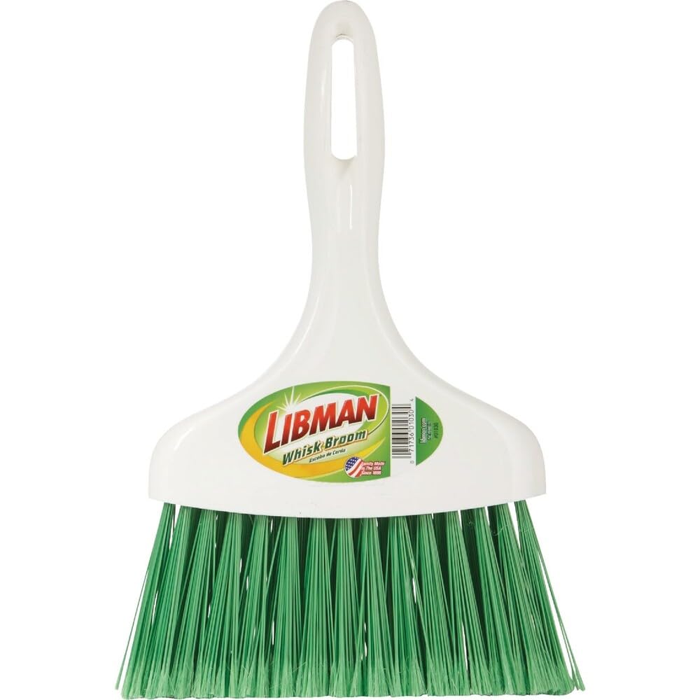 Libman 1030 Whisk Broom with Hanger Hole for Storage