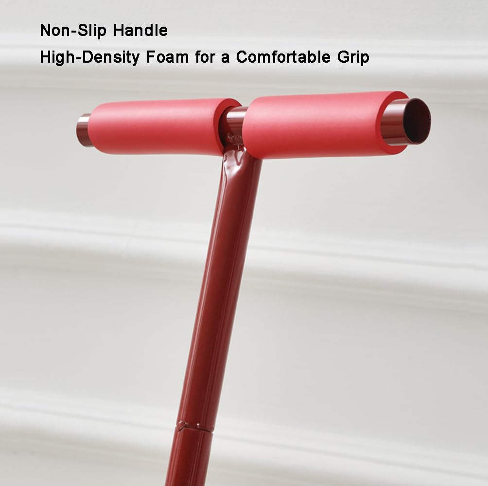 Portable Lightweight Hand Truck, Bucket Cart, Garbage Cart, Gas Bottle Transporter, Wheeled Trolley, Suitable for Moving, Outdoor Use, Home, Travel, and More (Fits for Circumference ＜37'')