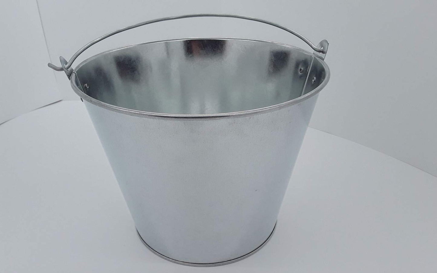 IMC Metal Galvanized Ice Bucket | Large | Silver | 5-Quart | Perfect for Parties and Tailgates