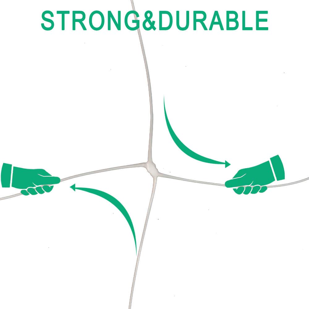 Heavy Duty Trellis Netting Roll - 59''x328' Plastic Plant Trellis Net for Climbing Plants