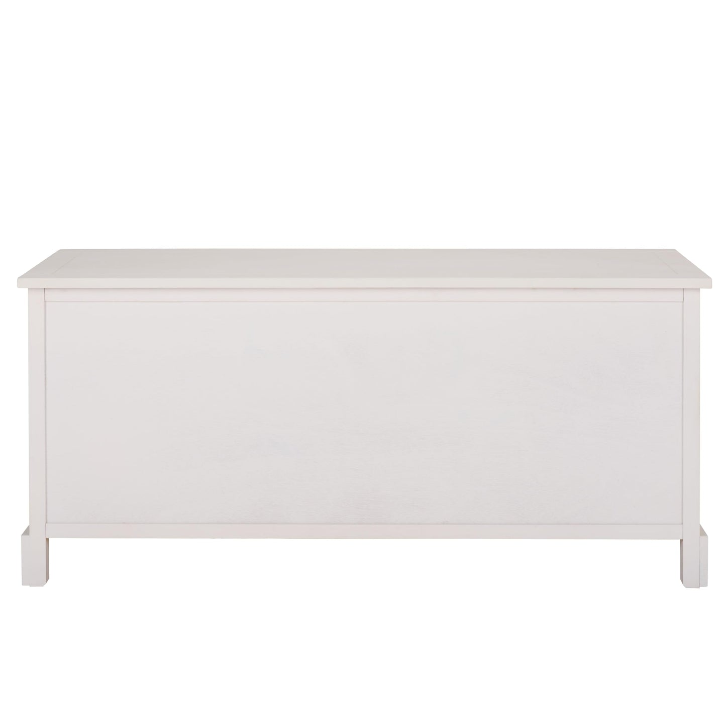 SAFAVIEH Home Collection – Damien Ivory 6-Drawer Storage Bench, Mixed-Material Cottage Design, Fully Assembled (AMH5701K)