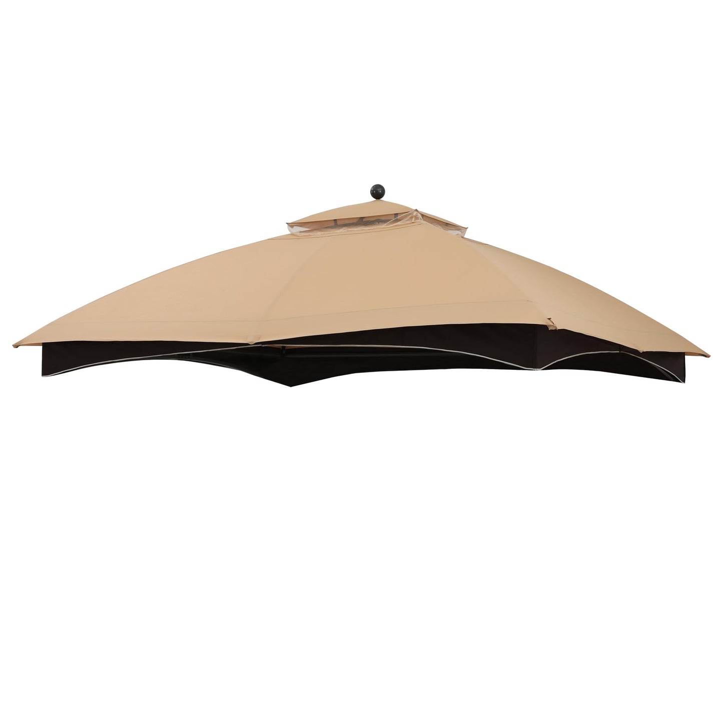 MASTERCANOPY Replacement Canopy Top for Lowe's Allen Roth 10x12 Gazebo #GF-12S004B-1 (Beige,Polyester)