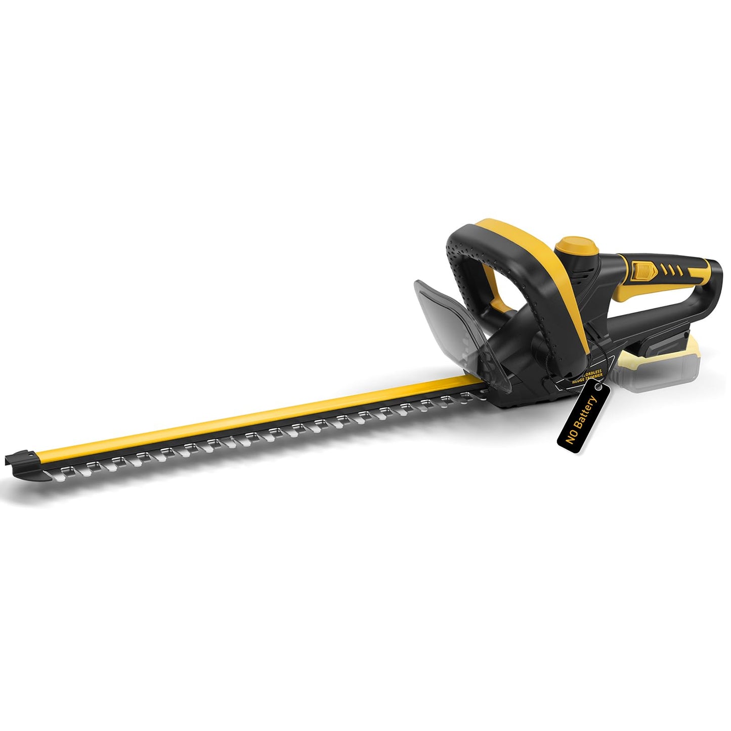 22-Inch Cordless Hedge Trimmer (No Battery), Compatible with DeWalt 20V Battery, 180° Rotating Handle, 0.63" Cutting Capacity, 4.4 lbs Lightweight Bush Clipper with Battery Protection