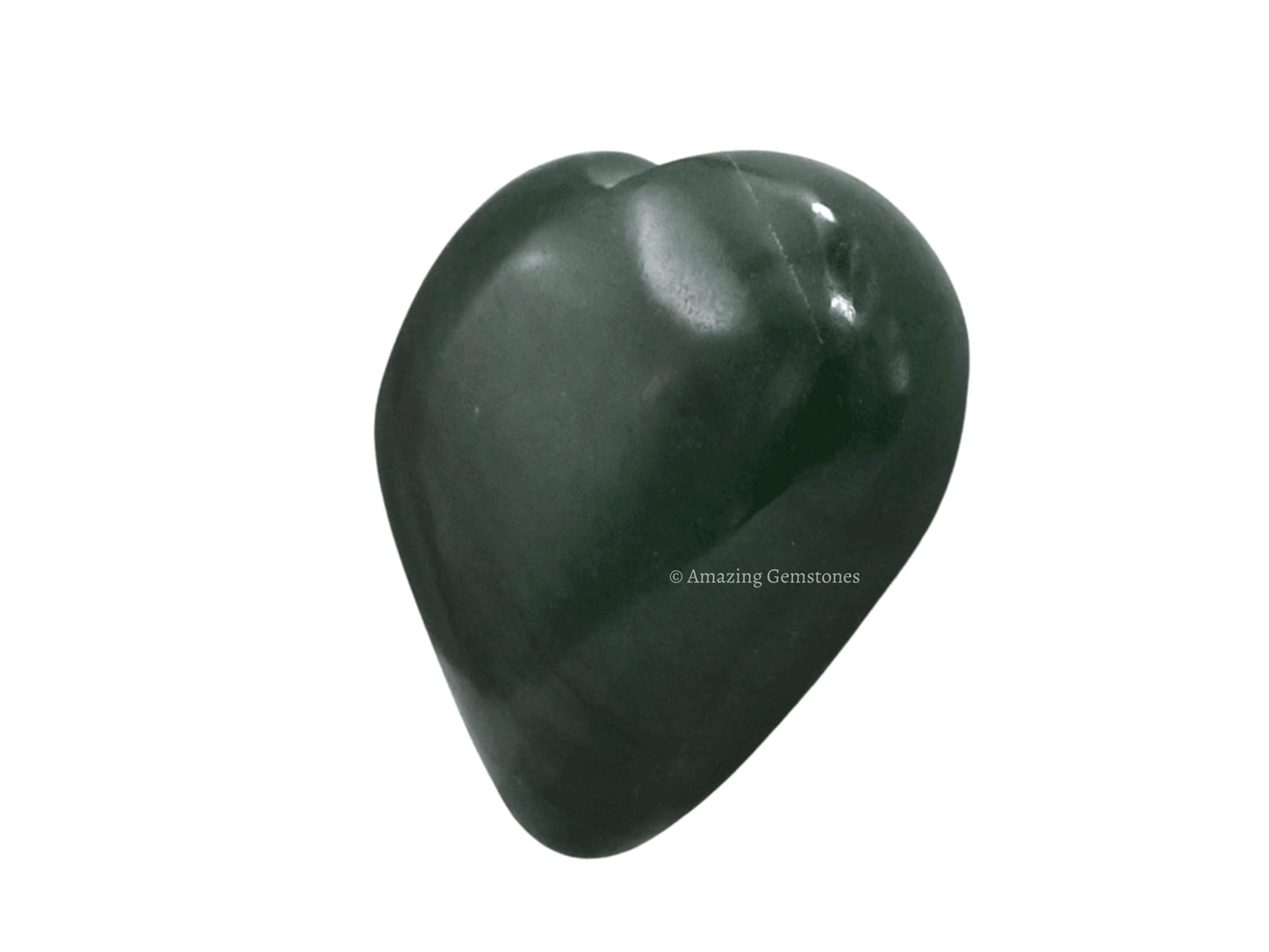 Amazing Gemstone Green Aventurine Crystal Heart Palm Stone - Pocket Massage Worry Stone for Natural Body Chakra Balancing, Reiki Healing and Crystal Grid