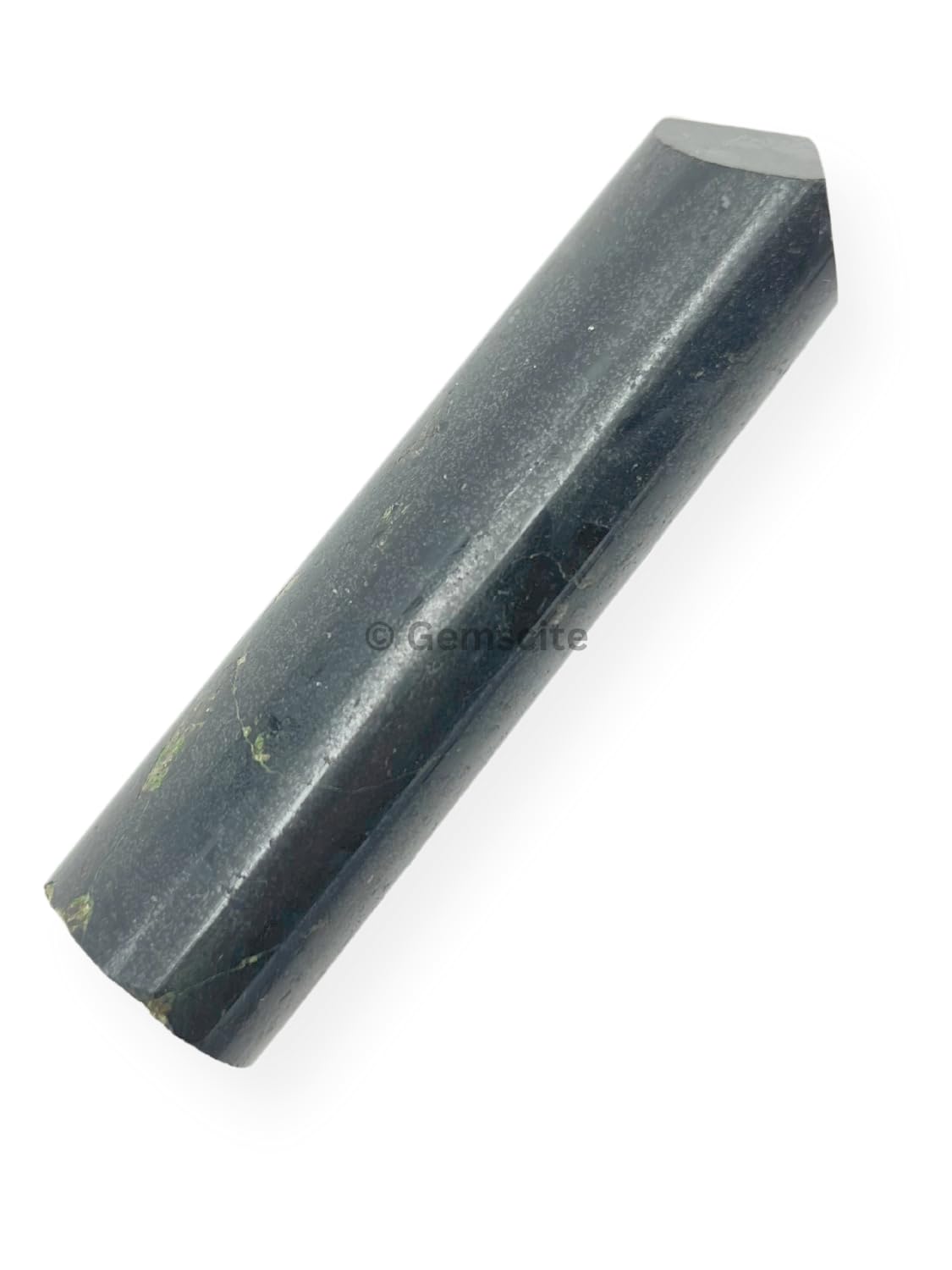 WholesaleGemShop 3 Inch (70 mm) Gemstones Black Tourmaline(3 -facet) Obelisk Tower Jumbo Facet Aura Rock Crystal Natural Polished Earth Wand Spirit