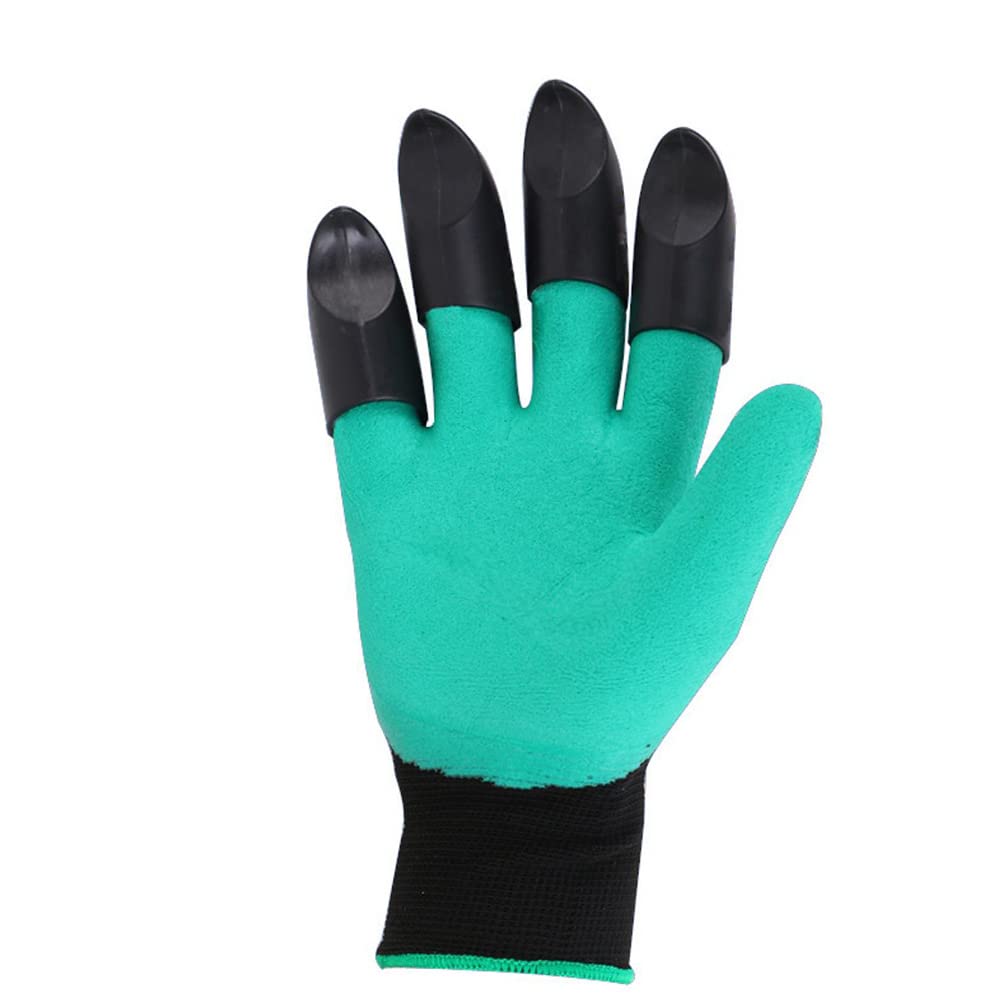 RZJZGZ 2 Pairs Garden Gloves with Claws for Women and Men Both Hands Gardening Work Gloves Garden Gloves Yard Work Safe Gloves for Easy Digging Planting