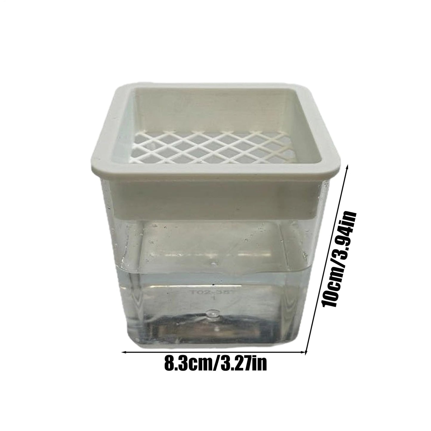 Plant Propagation Station - Clear Soilless Containers for Plants | Hydroponic Pots | For African Violets Alocasia Bedroom Living Room Patio Balcony Desk Porch