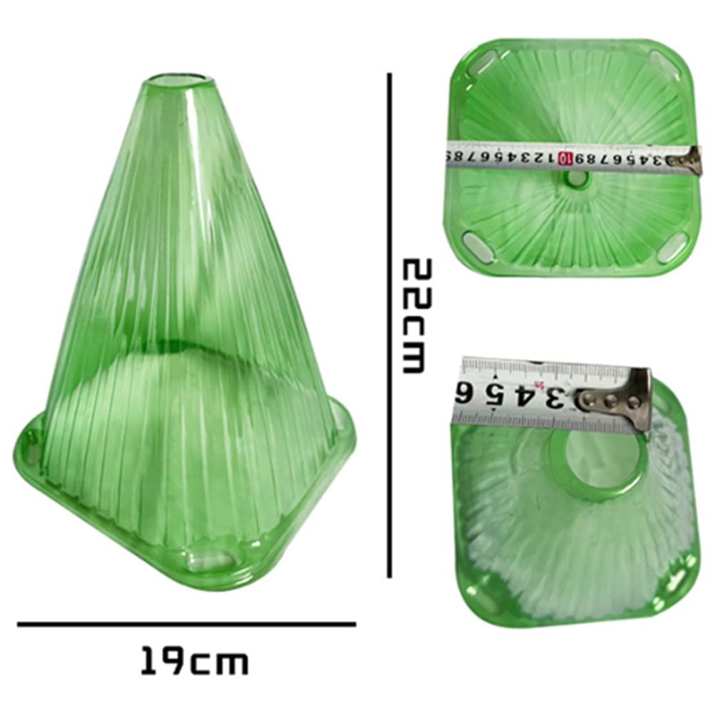 20Pcs Garden Plant Cloches, Plastic Plant Bell Cover Reusable Mini Greenhouse, Frost Protection for Plant Cover Dome Tall