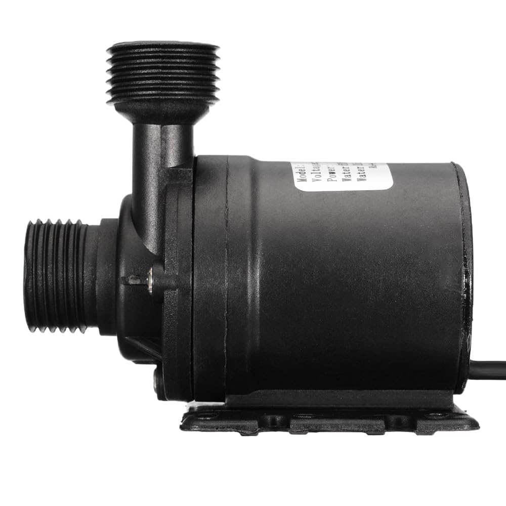 800L/H 5m DC 12V Brushless Water Pump Brushless Motor Water Circulation Water Pump 1/2" Male Thread Submersibles Water Pumps
