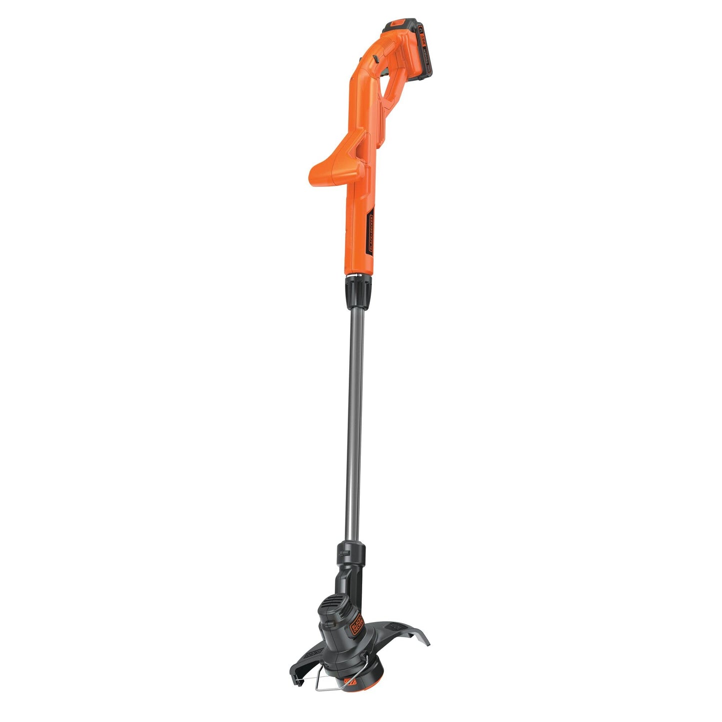 BLACK+DECKER 20V MAX Weed Wacker Cordless String Trimmer Edger Lawn Tool, 10-Inch Electric Weed Eater with Automatic Feed Spool, Ergonomic, Battery and Charger Included (LST201)