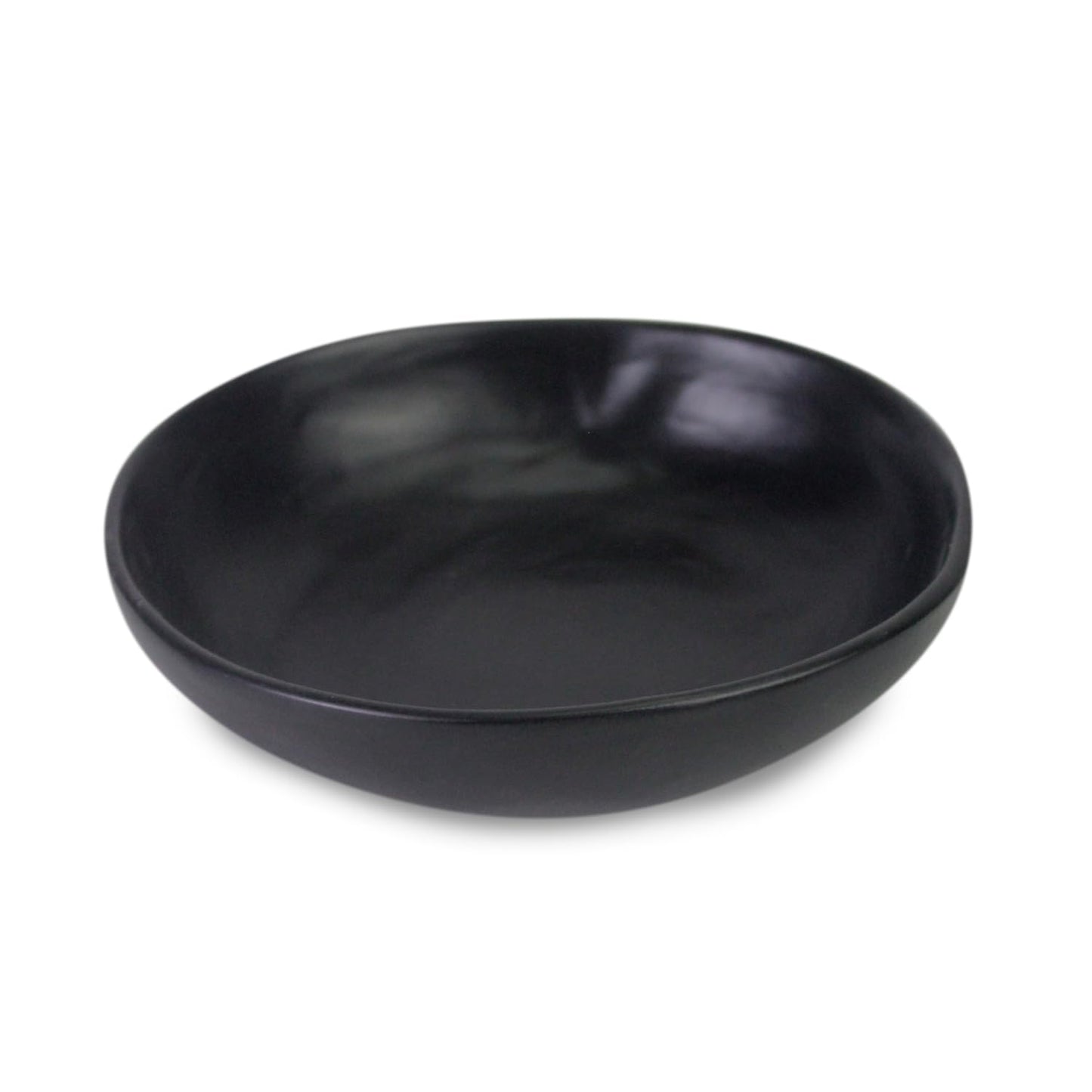 roro 5 Inch Handmade Ceramic Small Bowl, Matte Black