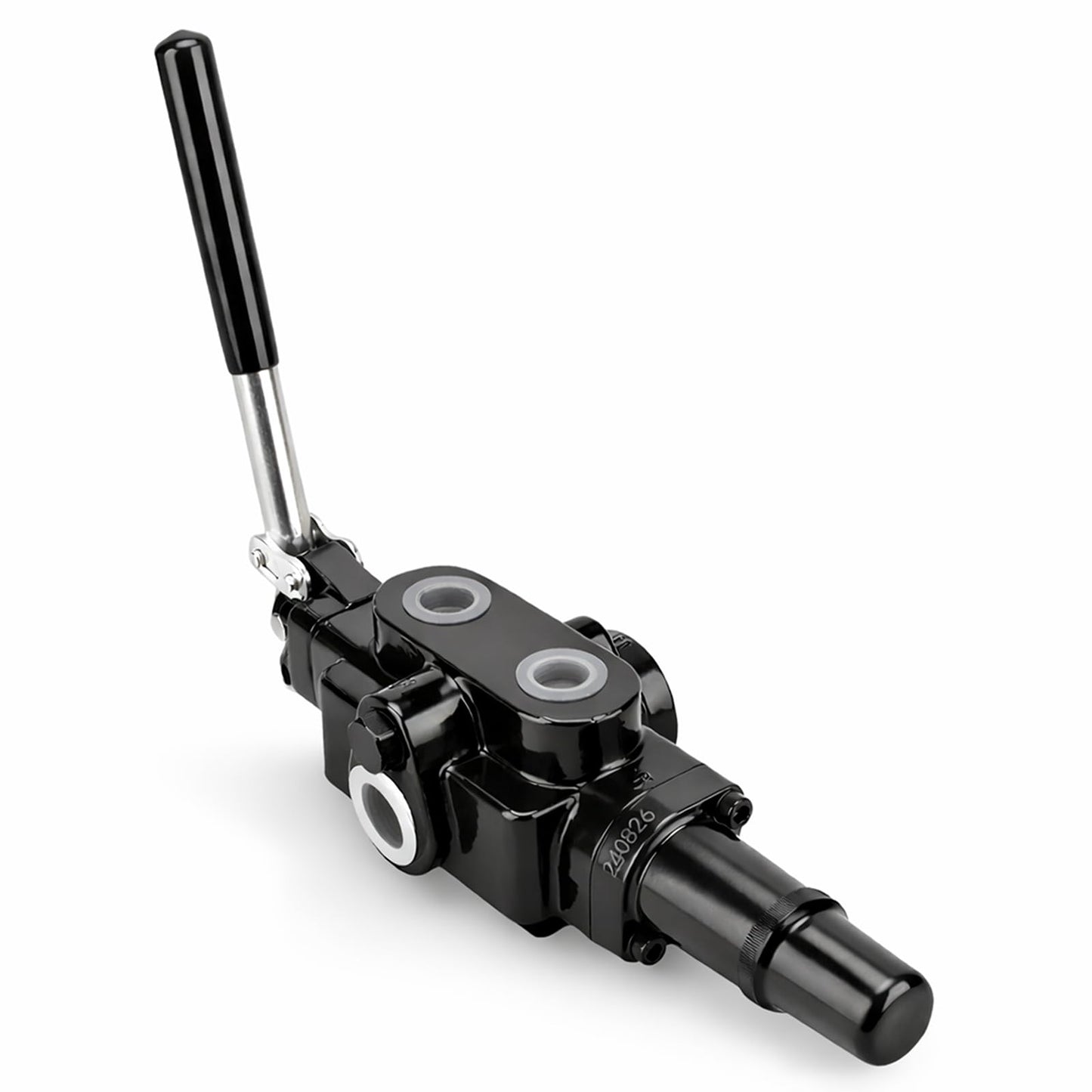 INPANOLS Hydraulic Log Splitter Valve, 1 Spool 25GPM 3626PSI Hydraulic Directional Control Valve, Hydraulic Loader Valve w/Joystick for Log Splitter, Small Tractors & Loaders