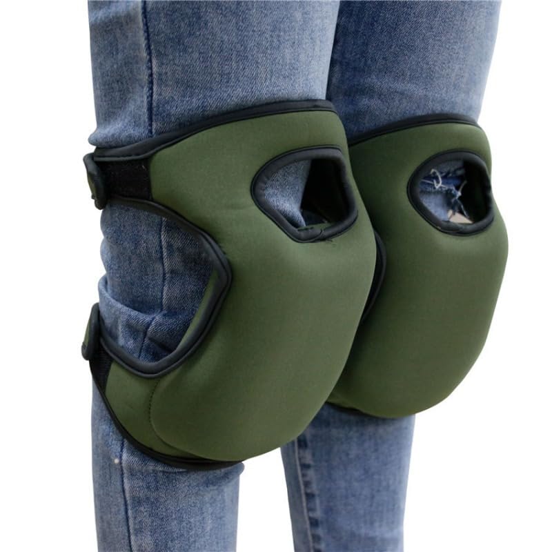 Male and female adult gardening knee pads are equipped with soft EVA foam knee pads, which are suitable for heavy knee pad designs such as building, tile laying, gardening and flooring, and are easy to work